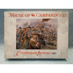 A CALL TO ARMS 1:72 Confederate Infantry 1861 House of Campaign Soldatini ACW