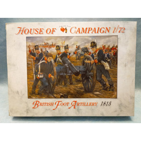 A CALL TO ARMS 1:72 British Foot Artillery 1815 Soldatini Artiglieria Waterloo