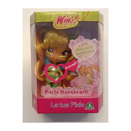 WINX CLUB La Tua Pixie FLORA Parola di Fatina Parlante GIOCHI PREZIOSI 2007 MISB