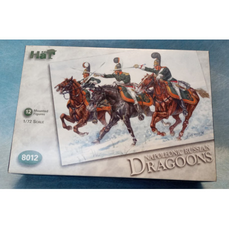 HAT 8012 Napoleonic Russian Dragoons 1:72 Soldatini Cavalleria Dragoni Russi