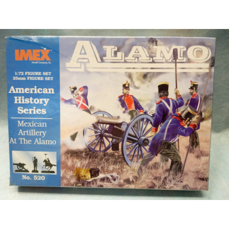IMEX 1:72 520 Mexican Artillery At The Alamo Artiglieria Messicana Soldatini