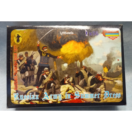 STRELETS 1:72 Russian Army Summer Dress 1877 Russo Turkish War x56 Soldatini