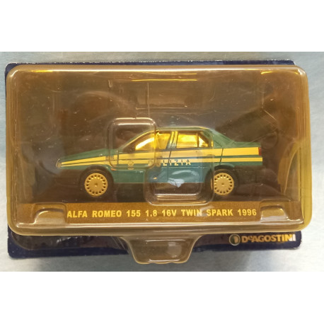 Alfa Romeo 155 Polizia 1996 DeAgostini 1/43 Nuovo in Blister Sigillato