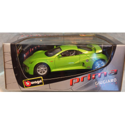 Bburago 1/18 Giugiaro Prima Concept 2002 Lime Green Metallic Vintage BOX Italy