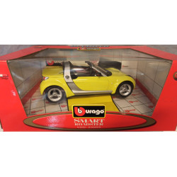 Bburago 1/18 Smart Roadster Yellow Diamond Collection 34099 MINT Box Italy