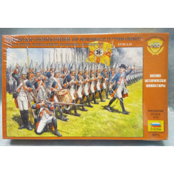 Zvezda 8071 Prussian Grenadiers Frederick II The Great Soldatini 1/72 Nuovo