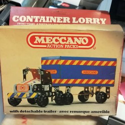 MECCANO - ACTION PACKS - Container Lorry - Made in France -VINTAGE - 86203-1