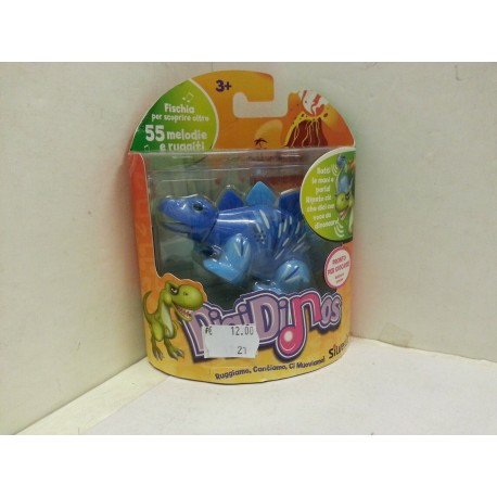 Digi Dinos - Stegosauro - Azzurro il Dinosauro che interagisce Silverlit