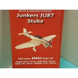 Junkers JU87 Stuka Balsa Aircraft Model Kit scala 1:48 E04A4 Annerfactory