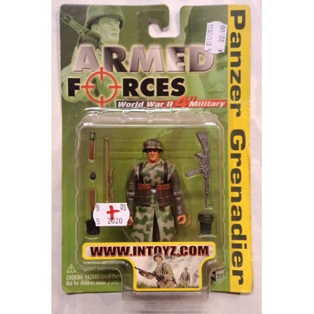German Panzer Grenadier WW2 - 4" - Action Figure - 10 cm - INTOIZ