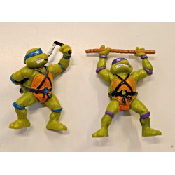 TMNT Tartarughe Ninja YOLANDA Mirage Studios PVC 8cm Leonardo Donatello Vintage