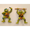 TMNT Tartarughe Ninja YOLANDA Mirage Studios PVC 8cm Leonardo Donatello Vintage