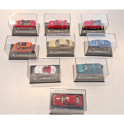 Lotto 9 Modellini CARARAMA 1/72 Die Cast Modelli Differenti Hongwell Vetrina NEW