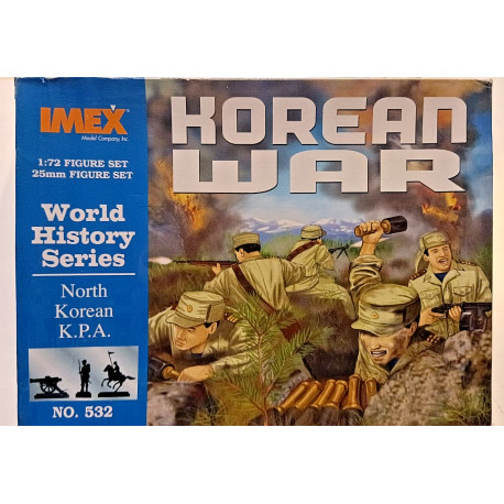 IMEX 532 Korean War North Korean K.P.A. 1/72 Soldatini Plastica Vintage