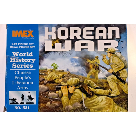 IMEX 531 Korean War Chinese People's Liberation Army 1/72 Soldatini Vintage