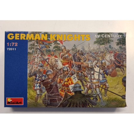 MiniArt 72011 German Knights XV Century 1/72 Soldatini Cavalieri Tedeschi Nuovi