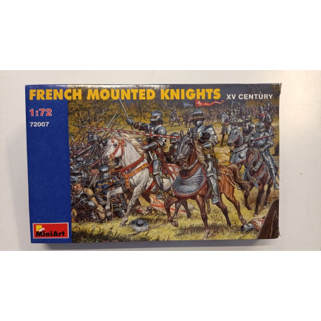 MiniArt 72007 French Mounted Knights XV Century 1/72 Cavalieri Francesi Nuovi