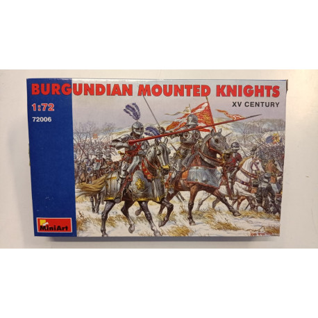 MiniArt 72006 Burgundian Mounted Knights XV Century 1/72 Soldatini Nuovi
