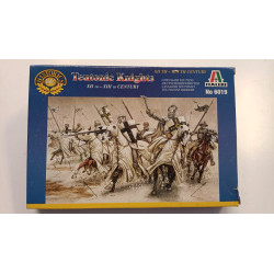 Italeri 6019 Teutonic Knights XII-XIII Century 1/72 Soldatini Cavalieri Nuovi