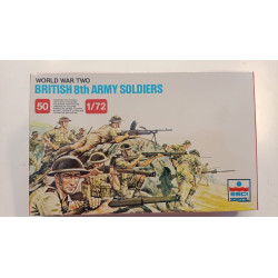 ESCI ERTL World War Two British 8th Army Soldiers 1/72 Soldatini SIGILLATO
