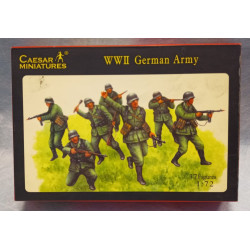 Caesar Miniatures WWII German Army 1/72 Soldatini Fanteria Tedesca Nuovi