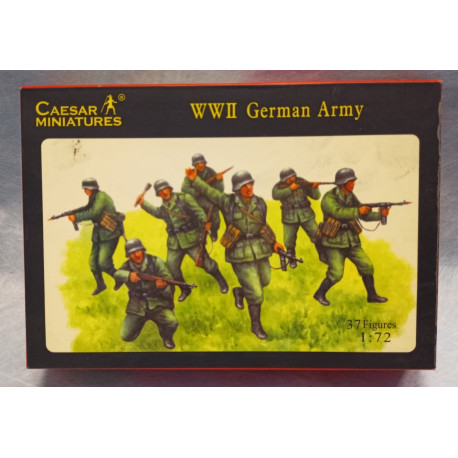 Caesar Miniatures WWII German Army 1/72 Soldatini Fanteria Tedesca Nuovi