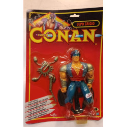 CONAN L'AVVENTURIERO Lupo Grigio Hasbro GiG Vintage 1994 Blister Figure Good