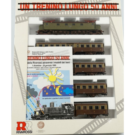 Rivarossi 0400 Set Convoglio FS E428 + 4 Carrozze Corbellini H0 1/87 Nuovo 1995