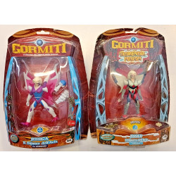 Lotto 2 GORMITI JESSICA Il Signore dell'Aria 12 cm Blister GIG Elemental Fusion