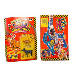 LOTTO GLI SBULLONATI GIG BANCO PROVA + PUSSY BUBI BLISTER VINTAGE TYCO 1991 FDM