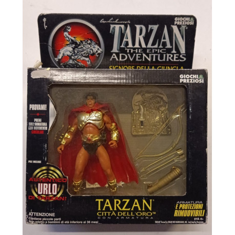 TARZAN CITTA DELL ORO Action Figure GIOCHI PREZIOSI 1995 Epic Adventures BOX
