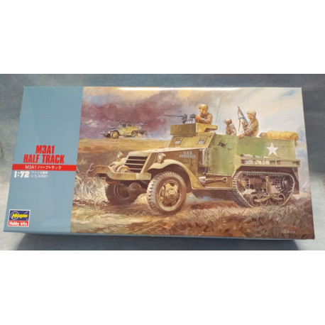 US M3 A1 Half Track WW2 - Model Plastic Kit 1:72 Hasegawa Mt6