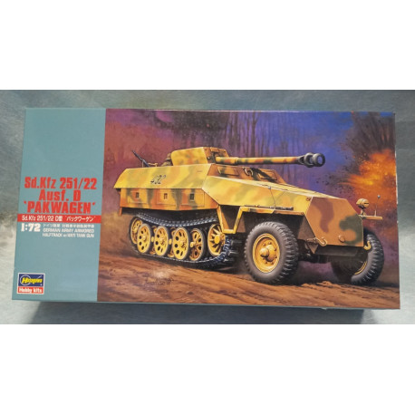 Sd.Kfz 251/22 Pakwagen Germany WW2 - Model Plastic Kit 1:72 Hasegawa Mt45