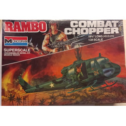 MONOGRAM 6034 - RAMBO COMBAT CHOPPER (1/24 SUPERSCALE) Model Kit
