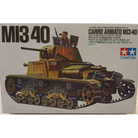 Tamiya 35034 Carro Armato M13/40 Italian Tank 1/35 Model Kit WWII Regio Esercito