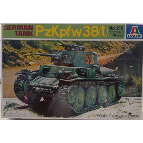 Italeri 212 PzKpfw 38(t) German Tank 1/35 Model Kit Carro Armato Praga Panzer