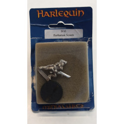 Harlequin Miniatures - 3110 Barbarian Scout Fantasy Miniature 28 mm Metal