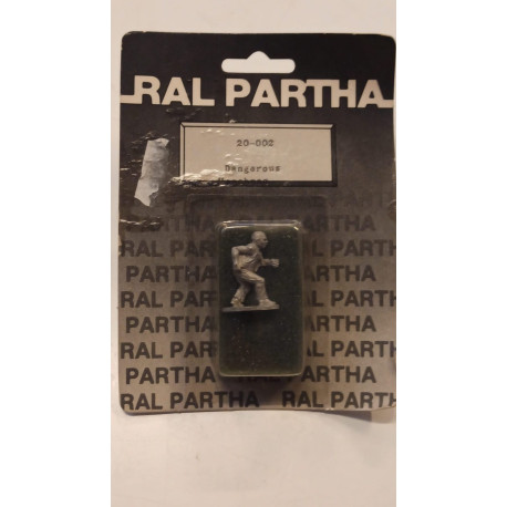 Ral Partha 20-002 Dangerous Henchman Metal Miniature Blister Vintage RPG