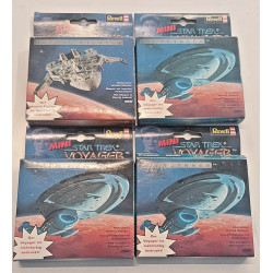 Lotto 4 mini Astronavi Star Trek Voyager Revell 1996 (new)
