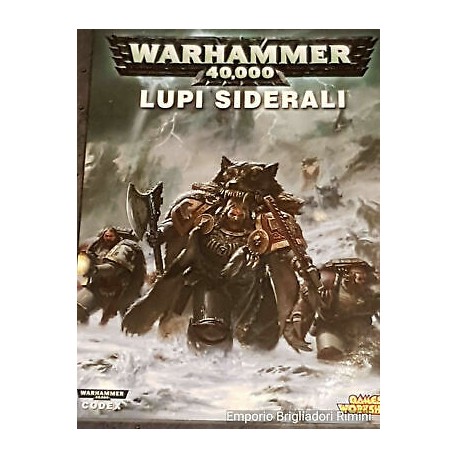 Warhammer 40K Codex Lupi Siderali edizione italiana  Games Workshop 