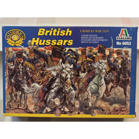 British Hussars Crimean War  Figures 24 Soldiers 1/72 N°6052 Italeri