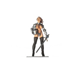 Girls 3D Series 80 mm. miniature Warrior Girl G-006 - Andrea Miniatures KIT