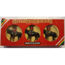 Britains Soldatini Metal Models Hand Painted - 3 Guardie a Cavallo Canadesi