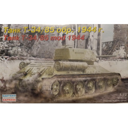 Russian T34/85 mod 44  WWII Plastic Model Kit Eastern 72055