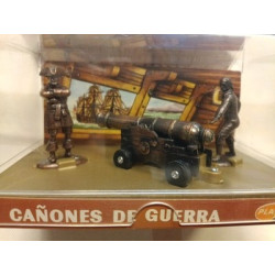 SOLDATINI in Metallo Playme Spagna -Serie Cannoni - Pirati e Cannone Navale 1/32