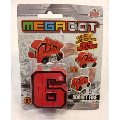 Mega Bot ROCKET FIRE N.6 - Robot Combinabile MOD.1 Grandi Giochi