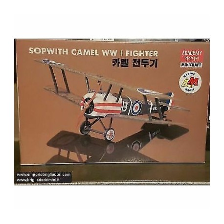 SOPWITH CAMEL WW I FIGHTER - Plastic Model Kit 1/72 Academy