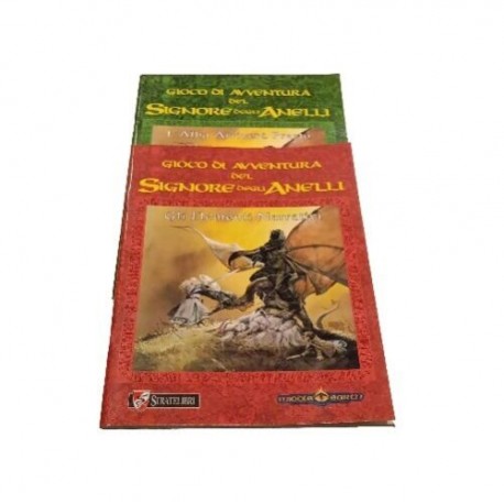 Il Signore Degli Anelli - Gioco Avventura - DUE Manuali 1991 Stratelibri GDR ITA