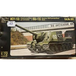 URSS ISU 122 Tank Plastic Model Kit Scala 1/72 N°005 Russian WWII
