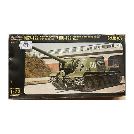 NCY ISU 122 Tank Plastik Model Kit Scala 1/72 N°005 Russian WWII